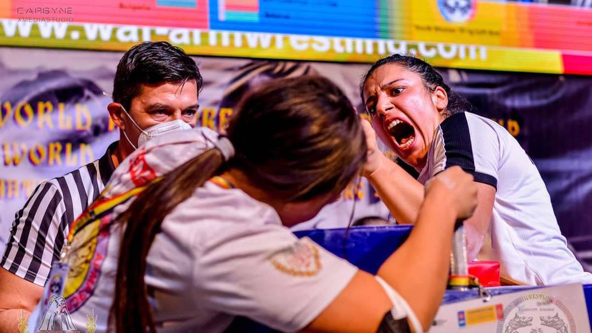 Gülistan Dünya Bilek Güreşinde 5'inci oldu