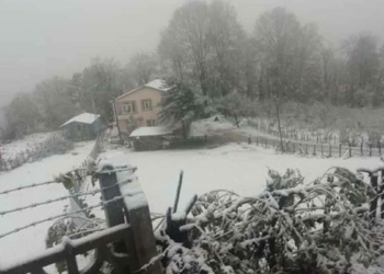 Ordu'da yaylalar beyaza büründü