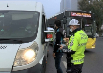 Sarıyer'de okul servislerine denetim