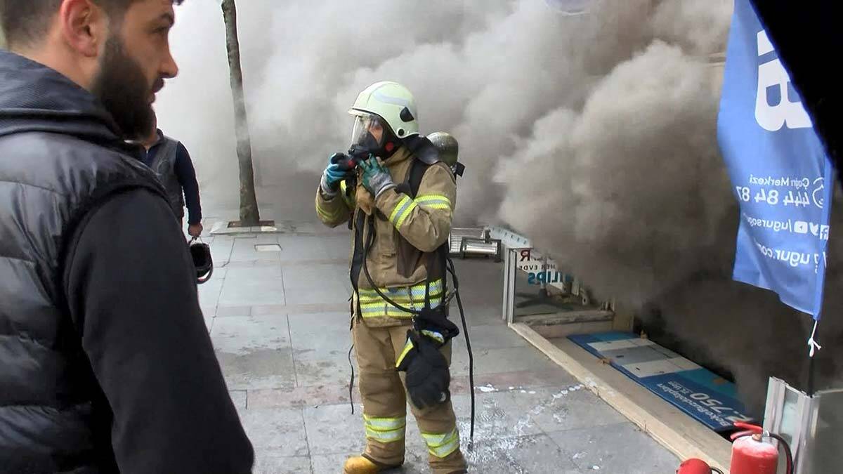 Sarıyer'de yangın paniği