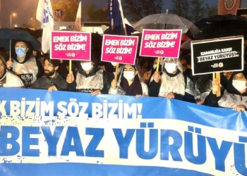 Ankara'ya Beyaz Yürüyüş başladı