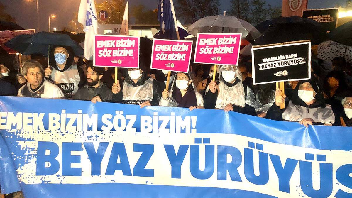 Ankara'ya Beyaz Yürüyüş başladı