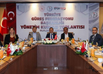 Güreş Federasyonu'nda görev dağılımı yapıldı