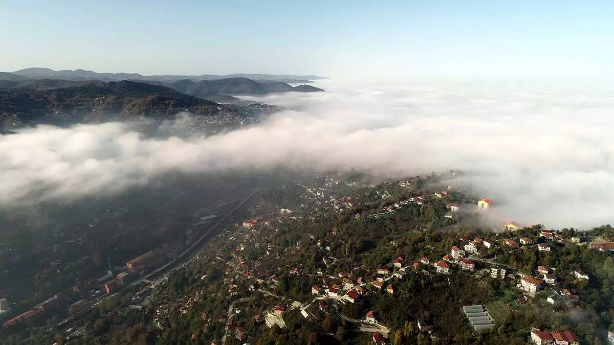 Zonguldak'ta sis görüş mesafesini 10 metreye kadar düşürdü. Sis nedeniyle balıkçılar denize açılamadı.