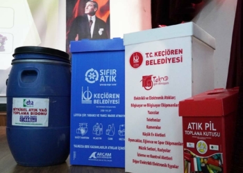 Mecidiye İlkokulu'nda çevre ve geri dönüşüm eğitimi
