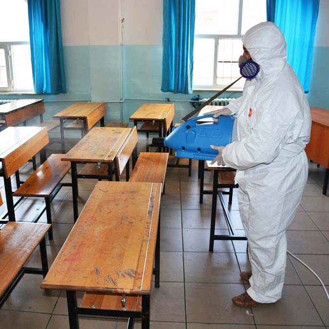 Keçiören Belediyesi Dezenfeksiyon Timi iş başında