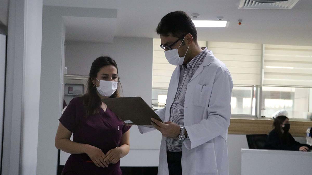 2 aylık Cihan bebek taburcu edildi