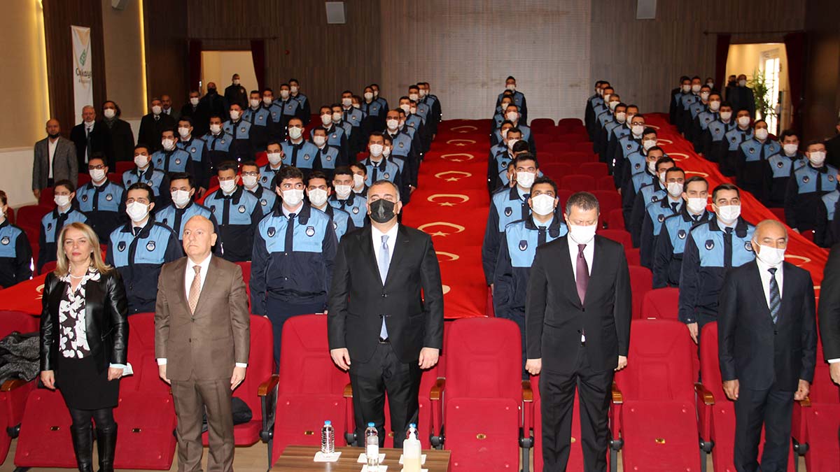 79 zabıta memuru yemin etti