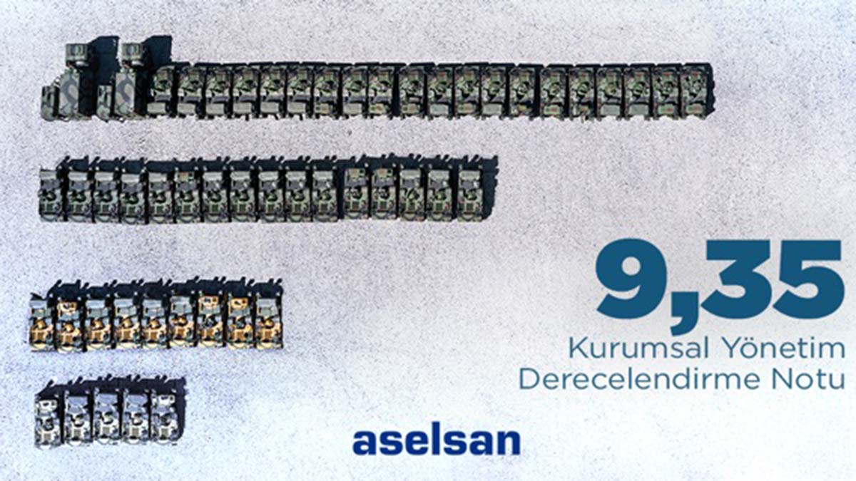 ASELSAN kurumsal notunu 9,35'e yükseltti