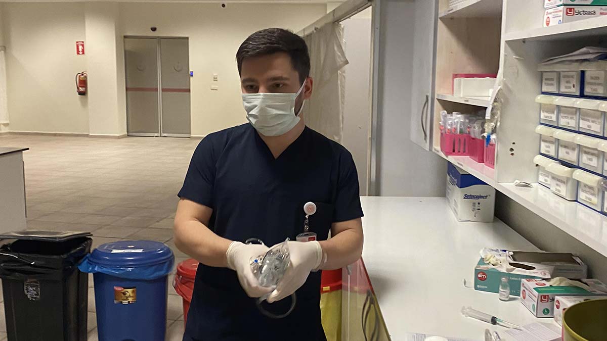 Acil tıp teknisyenine saldıran şahıs tutuklandı