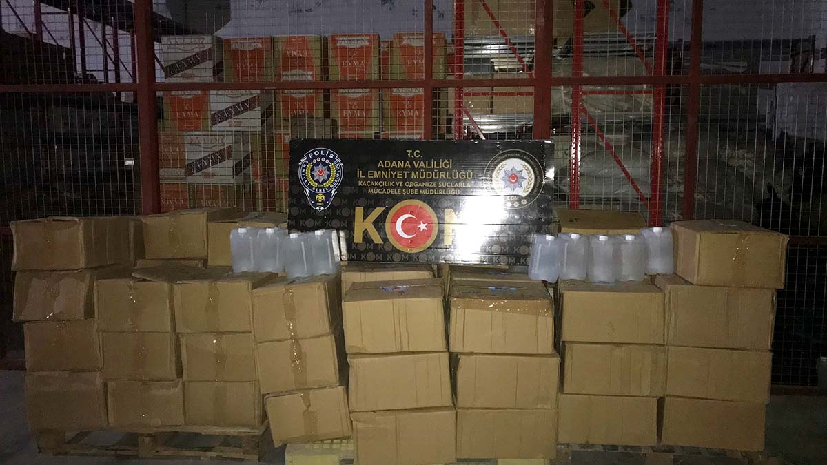 Adana'da kaçakçılık operasyonunda 7 gözaltı