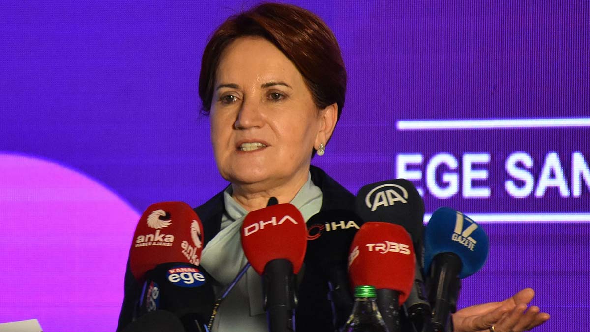 Akşener: Beyler gerçekten aklınızı başınıza alın