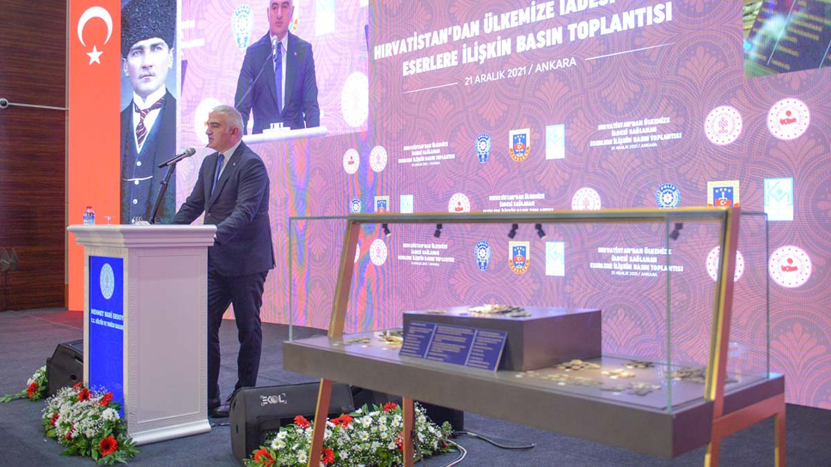 Anadolu kökenli sikkeler Türkiye'ye iade edildi