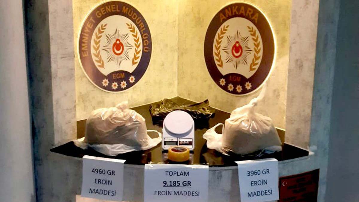 Ankara'da uyuşturucu operasyonunda 2 gözaltı