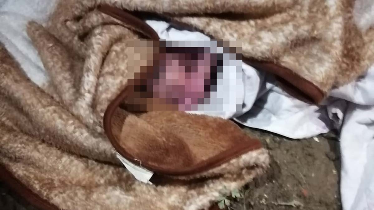 Apartmanın bahçesinde yeni doğmuş bebek bulundu