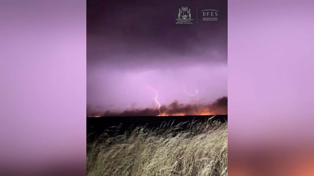 Avustralya'nın batısında orman yangınları