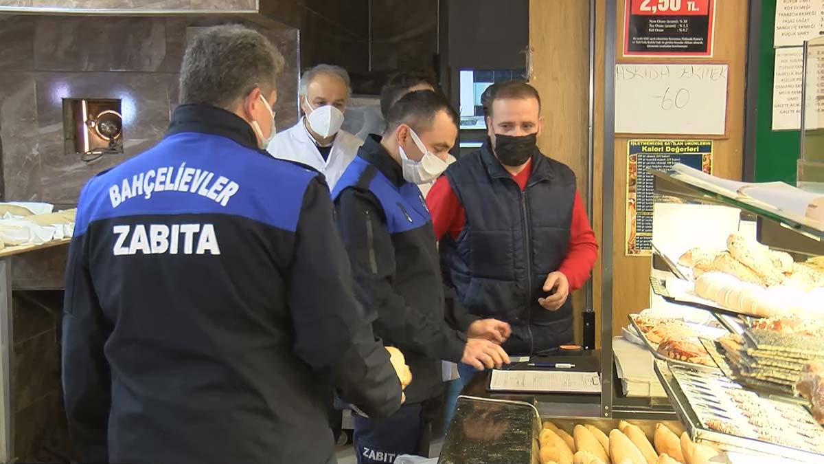 Bahçelievler'de zabıtadan fırınlara denetim