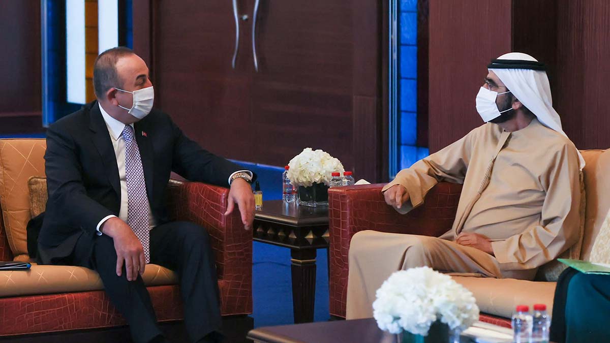 Dışişleri Bakanı Mevlüt Çavuşoğlu, Dubai Emiri Şeyh Muhammed bin Raşid Al Maktoum ile görüştü
