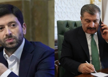 Bakan Koca İtalya Sağlık Bakanı ile görüştü
