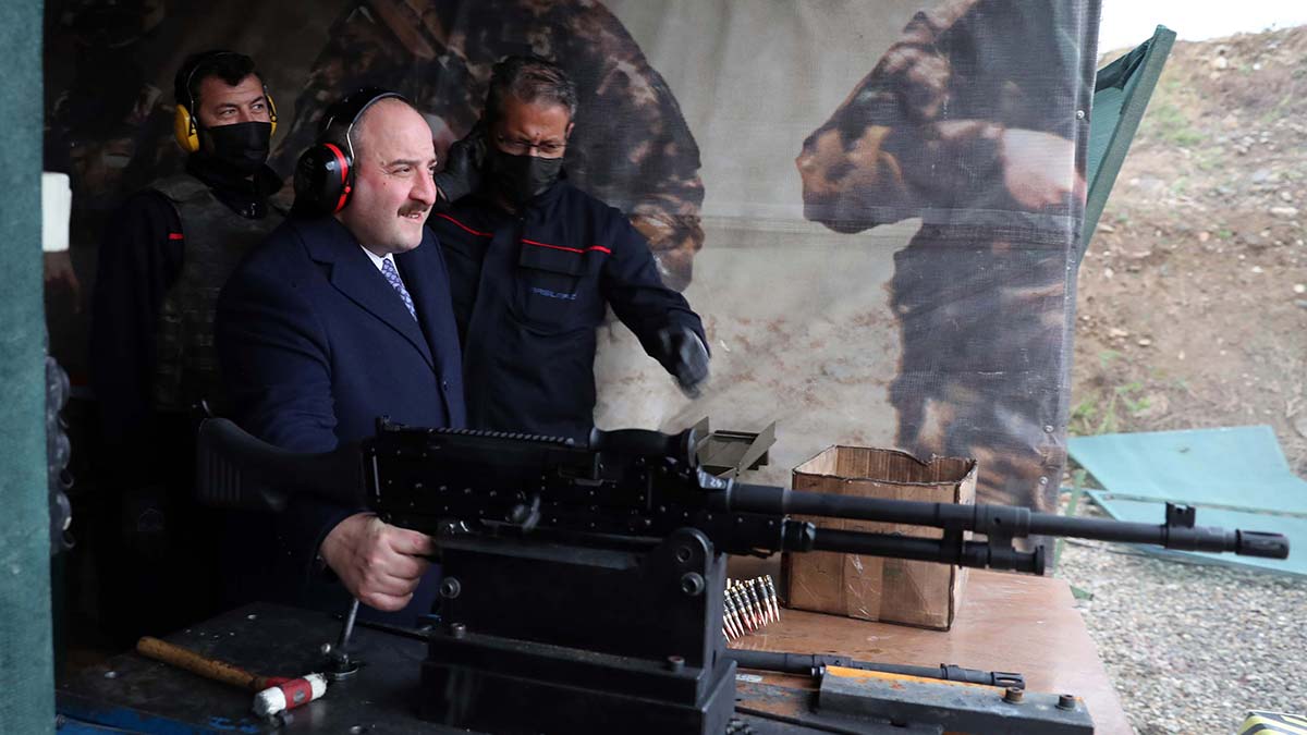 "2022 yılı içerisinde ATAK helikopterlerinin 20 milimetrelik burun toplarını ülkemizde üretmeyi başarmış olacağız"