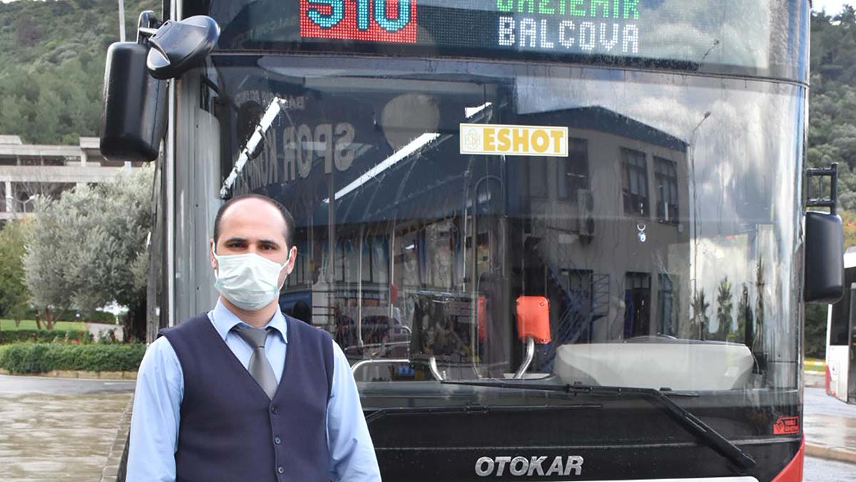 Belediye otobüsü şoförü, hastayı hastaneye ulaştırdı