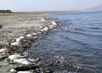 Burdur Gölü sahilinde köpükler görüldü