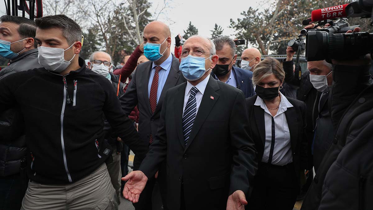 CHP Genel Başkanı TÜİK'te içeri alınmadı