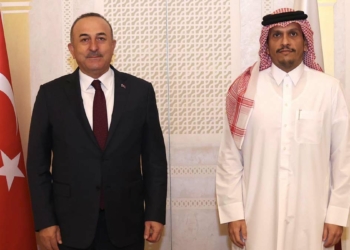 Çavuşoğlu Katar Dışişleri Bakanı ile görüştü