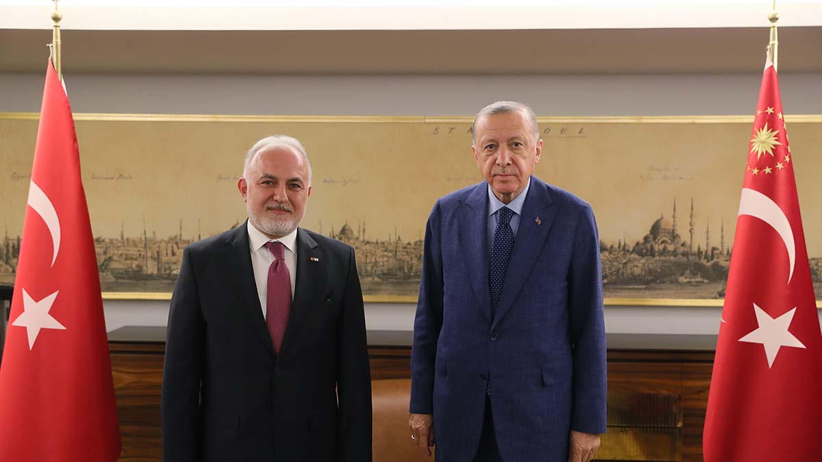 Cumhurbaşkanı, Kızılay Başkanı'nı kabul etti