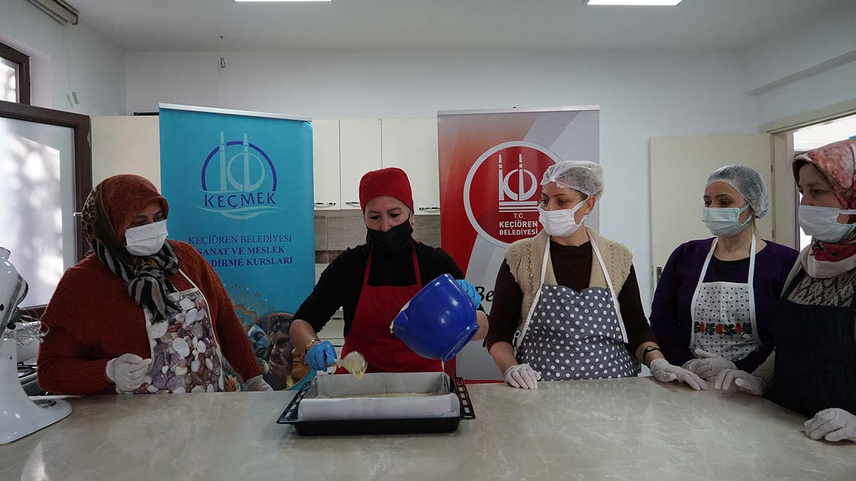 KEÇMEK'te Yılbaşı Pastası Workshop etkinliği