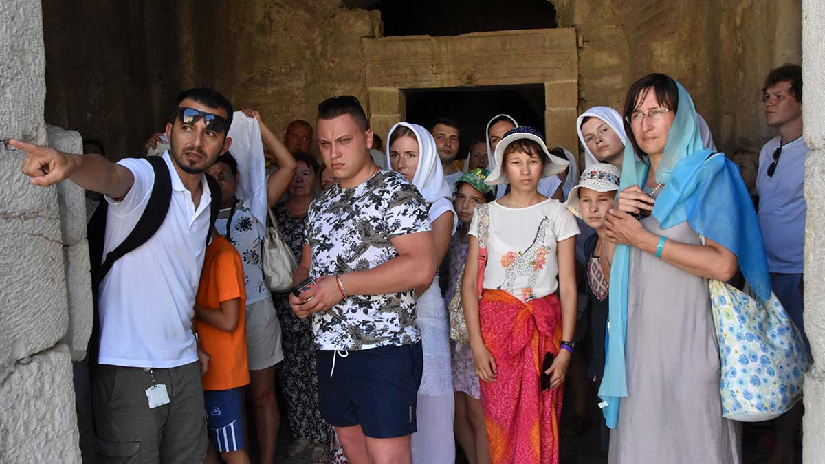 Demre'deki ören yerlerini 502 bin 36 kişi ziyaret etti