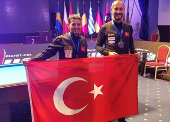 Dünya Ferdi 3 Bant Bilardo'da Çoklu'ya gümüş madalya