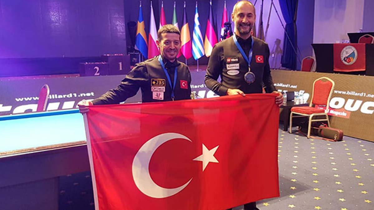 Dünya Ferdi 3 Bant Bilardo'da Çoklu'ya gümüş madalya