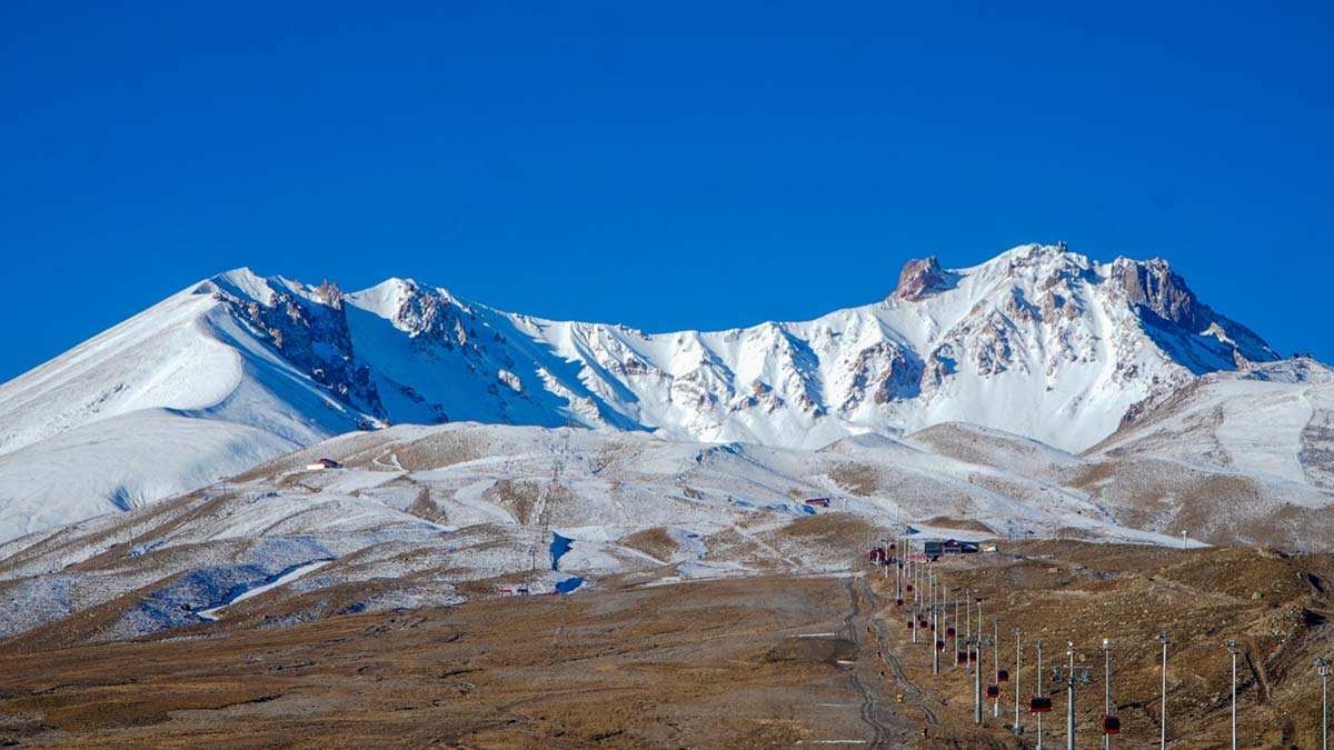 Erciyes'teki yatak kapasitesi 2 bine ulaştı