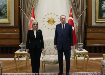 Erdoğan, Arnavutluk Meclis Başkanı ile görüştü