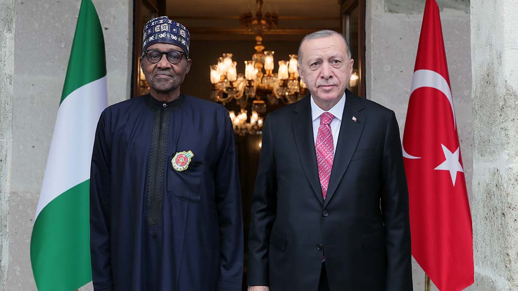 Erdoğan, Nijerya Cumhurbaşkanı ile görüştü