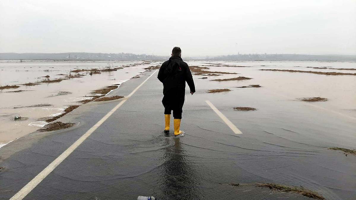 Ergene Nehri için turuncu alarm verildi