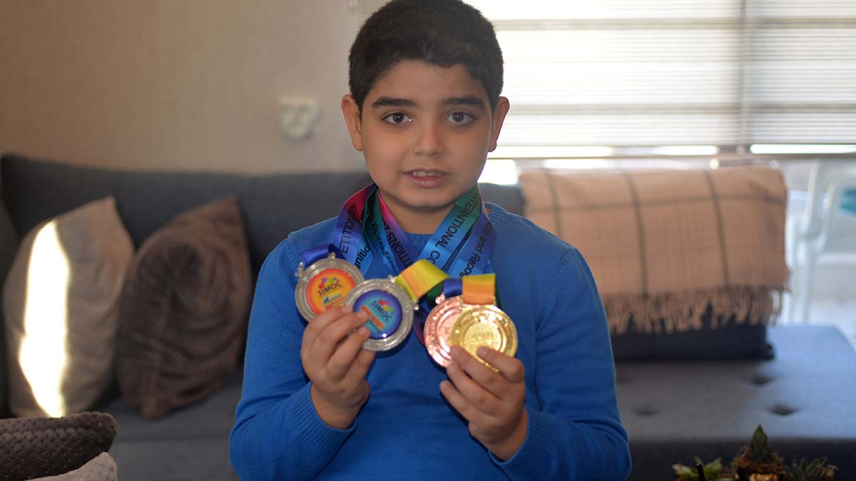 Ezel Ali matematik olimpiyatlarında dikkat çekti