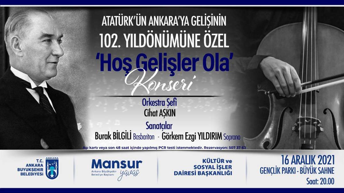 Atatürk'ün Ankara'ya gelişinin 102. yıl dönümü kutlanacak