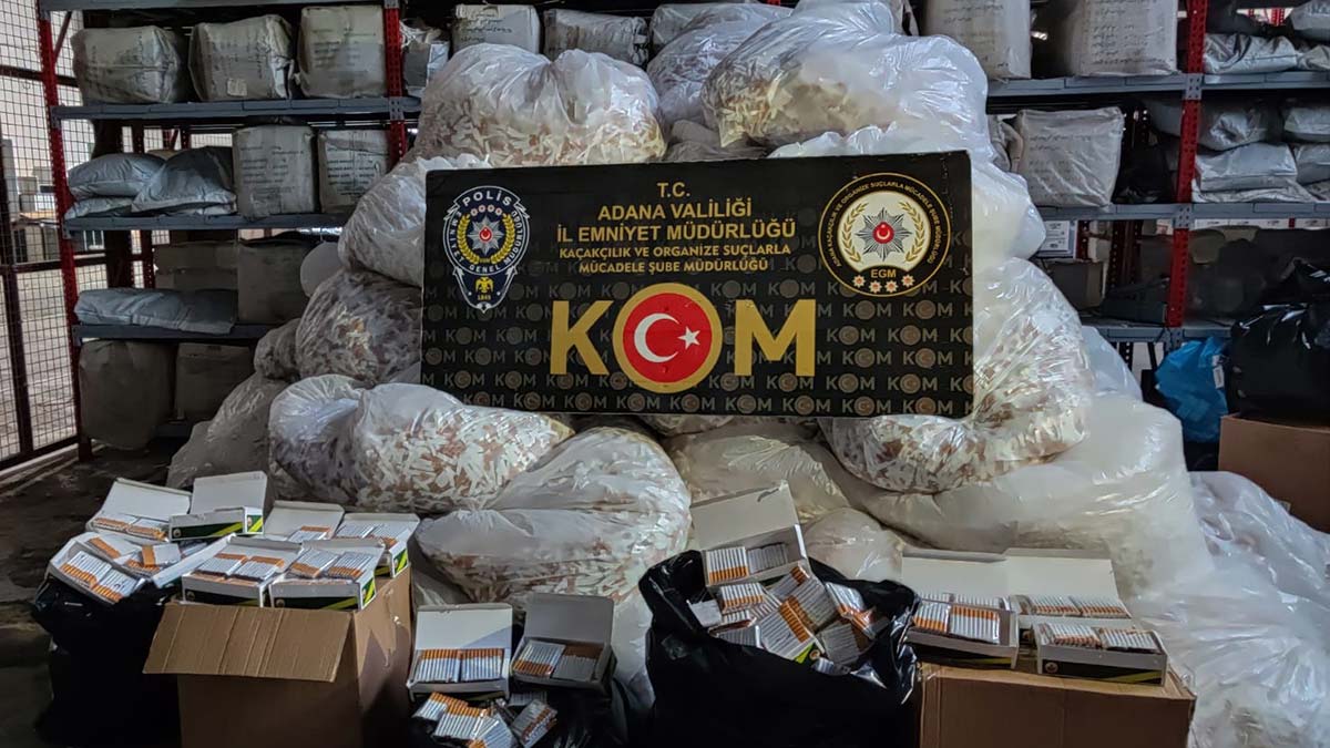 Gümrük kaçağı 4 milyon 680 bin makaron ele geçirildi