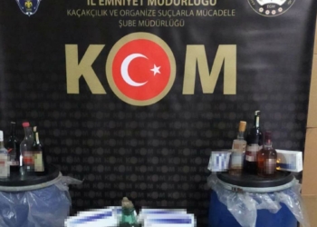 Hatay'da sahte içki operasyonunda 4 gözaltı