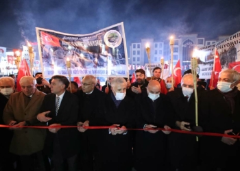 Keçiören Sarıkamış Şehitler Anıtı'nın açılışı yapıldı