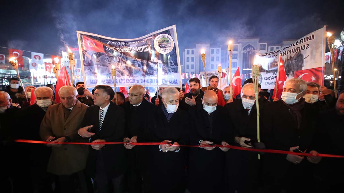 Keçiören Sarıkamış Şehitler Anıtı'nın açılışı yapıldı