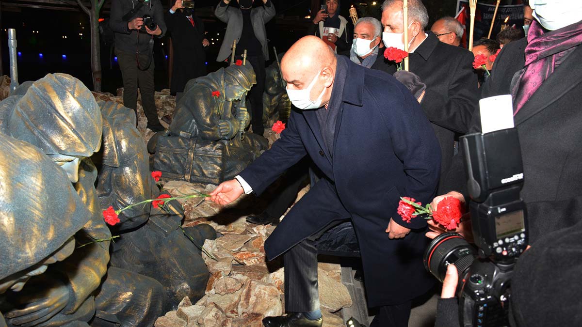 Keçiören Sarıkamış Şehitler Anıtı'nın açılışı yapıldı