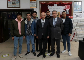 Fethi Yaşar Mustafa Kemal Anadolu Lisesi'ni ziyaret etti