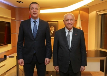 Yaşar'dan Erinç Sağkan'a hayırlı olsun ziyareti