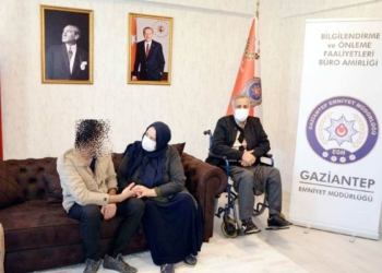 İkna ile teslim olan terörist ailesiyle buluşturuldu
