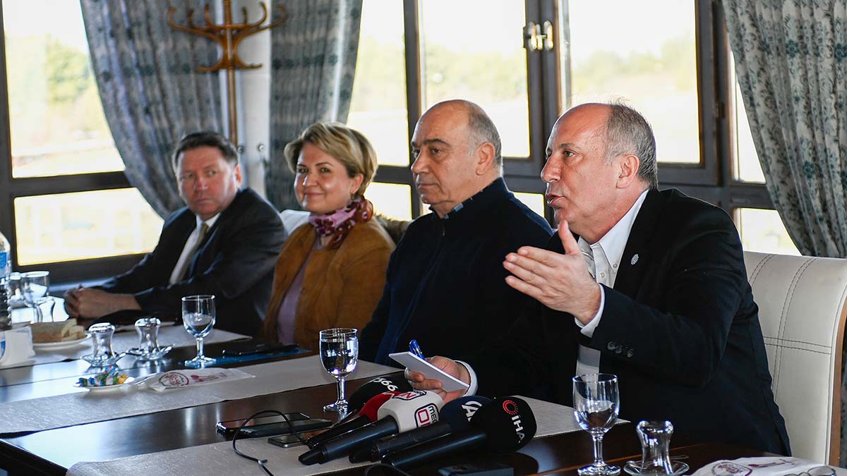 İnce: Hiçbir siyasi parti hazine yardımı almasınİnce: Hiçbir siyasi parti hazine yardımı almasın