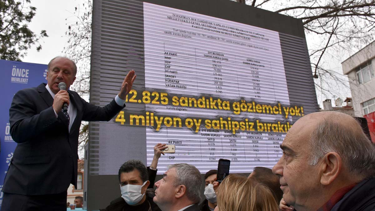 " Önümüzde daha zaman var. Allah'ın izni, milletin isteğiyle Memleket Partisi, 1'inci parti olacak"
