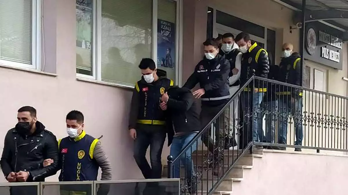 Marmaris cumhuriyet başsavcılığı'nın koordinesinde şebeke, 3 ay boyunca teknik ve fiziki takibe alındı